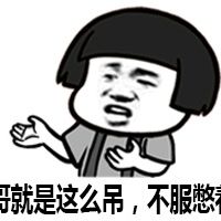 哥就是这么吊不服憋着表情包 - 套图表情包 - 免费下载