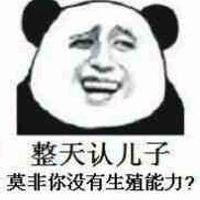 整天认儿子莫非你没有生殖能力表情包 - GIF表情包 - 免费下载