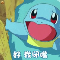 好，我闭嘴——杰尼龟系列表情包表情包 - GIF表情包 - 免费下载